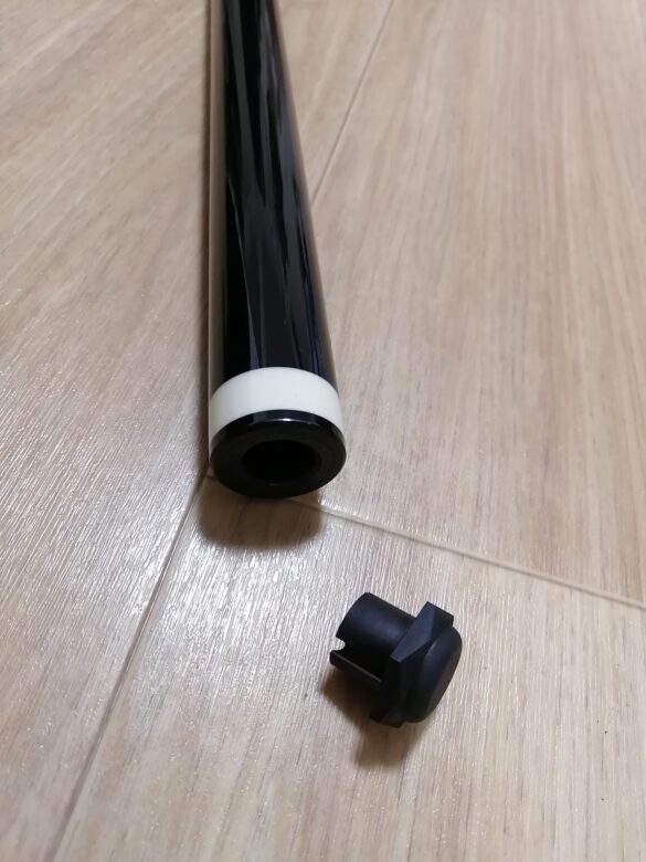 スピアブレイクの尻ゴムがはめ込み式であることの画像